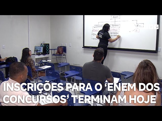 Inscrições para o 'Enem dos Concursos' terminam hoje