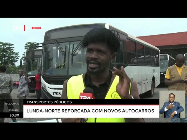 Transportes Públicos - Lunda Norte reforçada com novos Autocarros