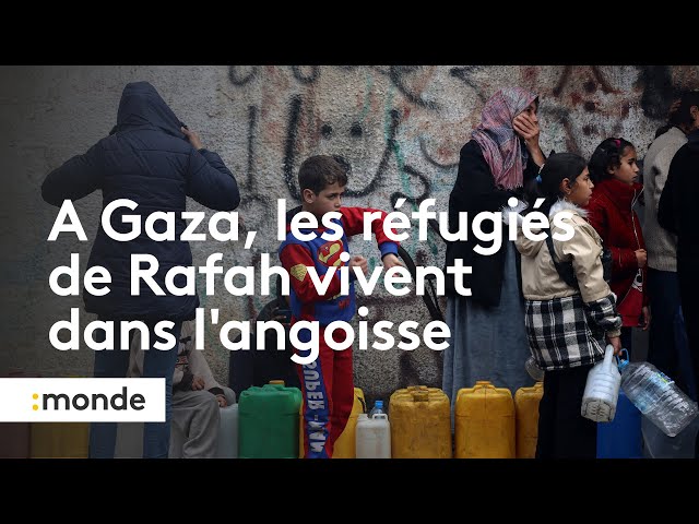 Guerre entre Israël et le Hamas : à Gaza, les réfugiés de Rafah vivent dans l’angoisse