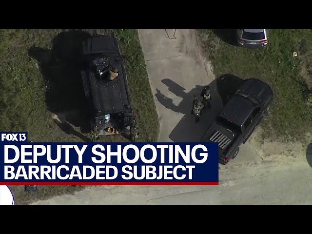 Pasco County Sheriff's Office gives update on hours-long standoff with barricaded subject