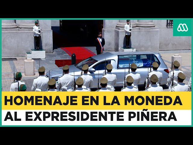 La postal de la semana: El homenaje en La Moneda al expresidente Sebastián Piñera