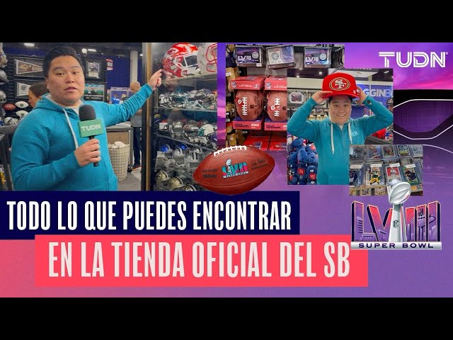 ¡Así es la tienda oficial del SUPER BOWL, un lugar donde los fans podrán encontrar de todo! | TUDN