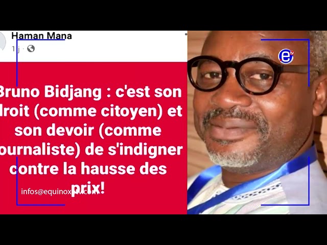 ARRESTATION BRUNO BIDJANG - ÉQUINOXE TV