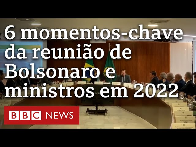 Investigação sobre tentativa de golpe: vídeo mostra falas de Bolsonaro em reunião