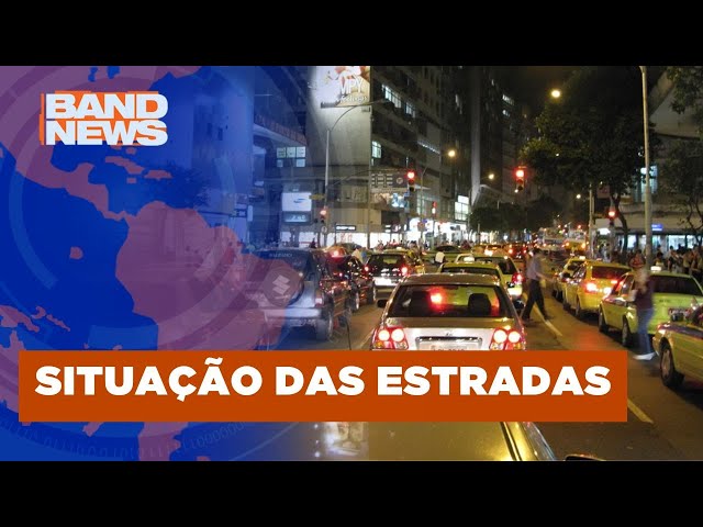 Transito na saida para o carnaval no Rio de Janeiro | BandNewsTV