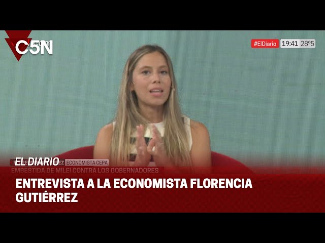 FLORENCIA GUTIÉRREZ, integrante de CEPA: ¨La GENTE dejó de CONSUMIR un montón de BIENES y SERVICIOS¨