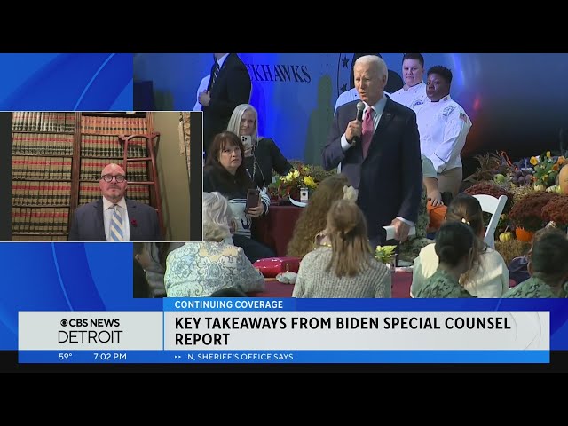 What are the key takeaways from Biden special counsel report