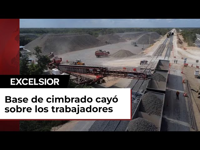 Colapsa estructura en tramo 6 del Tren Maya