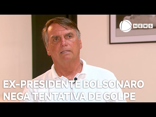 Ex-presidente Jair Bolsonaro fala sobre operação da PF e nega tentativa de golpe