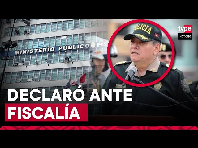 Jorge Angulo: excomandante de la PNP acudió a citación fiscal