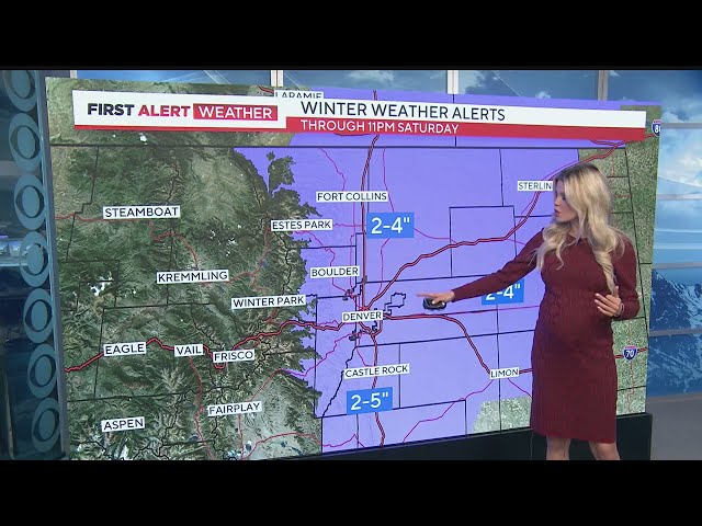 Another Round Of Snow Heading For The Front Range