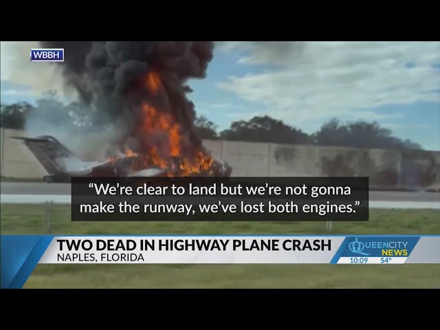 2 dead after jet lands on Florida interstate