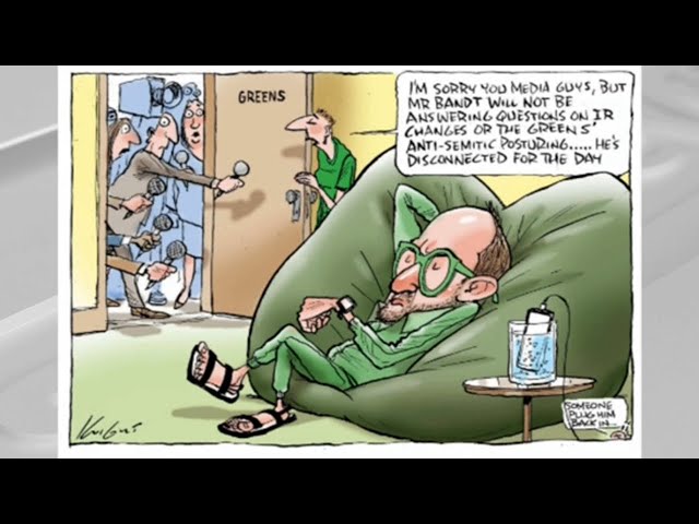 ‘They are great to draw’: Mark Knight ridicules Greens living in ‘wonderland’