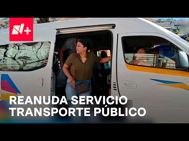 Chilpancigo reanuda parcialmente el transporte público tras paro por violencia - En Punto