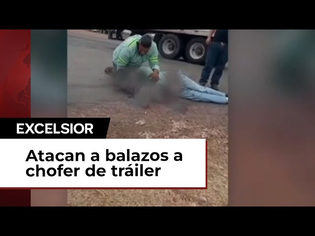 Chofer de tráiler fue baleado y se encuentra en estado grave