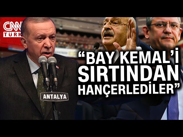 Cumhurbaşkanı Erdoğan'dan Özgür Özel'e Uyarı: "Özgür Özel Efendisinin de Sırtına Hanç