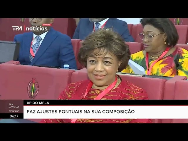 BP do MPLA faz ajustes pontuais na sua composição