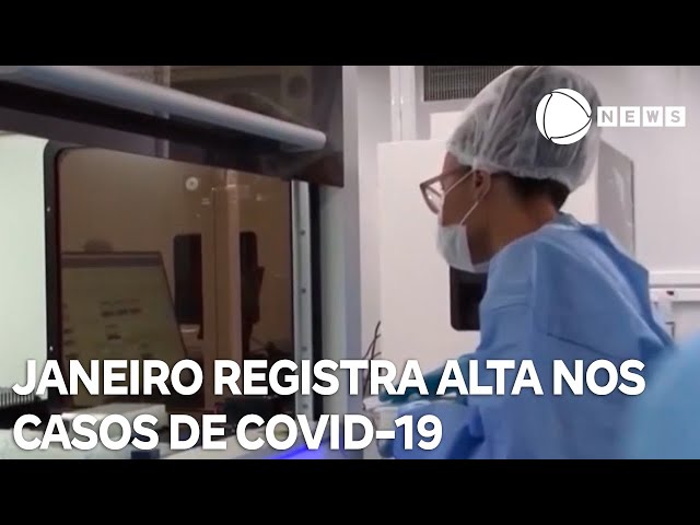 Janeiro registra aumento de casos de Covid-19 em relação a 2023