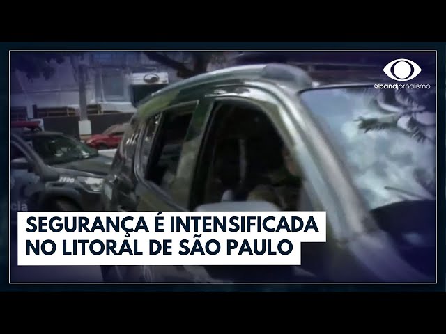 Polícia aperta o cerco contra o tráfico de drogas no litoral de SP | Jornal da Noite