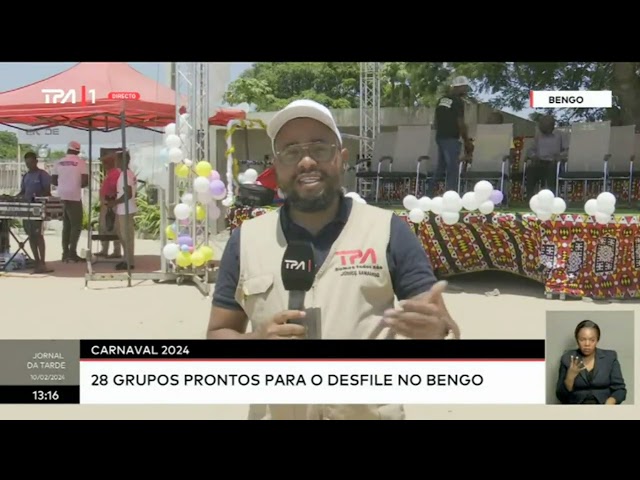 Carnaval 2024 - 28 Grupos prontos para o desfile no Bengo