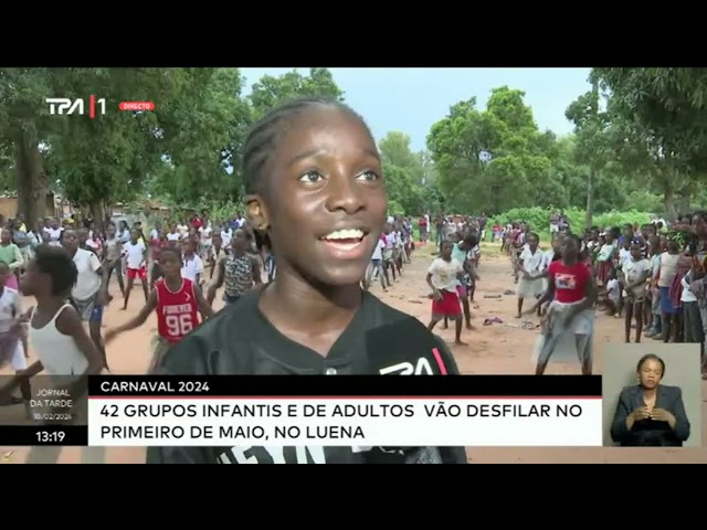 Carnaval 2024 - 42 Grupos infantis e de adultos vão desfilar no primeiro de Maio, no Luena