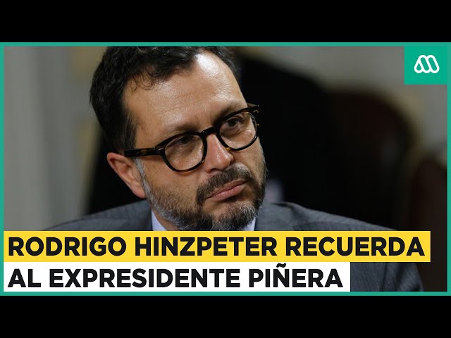 "Por siempre amigo": Rodrigo Hinzpeter recuerda al expresidente Sebastián Piñera en su fun