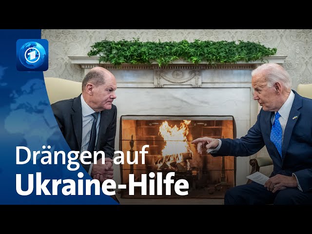 Biden und Scholz warnen vor schwindender Ukraine-Hilfe