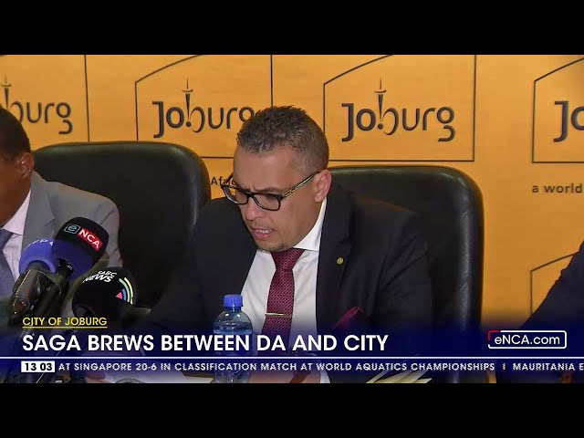 Saga brews between DA and the City of Joburg