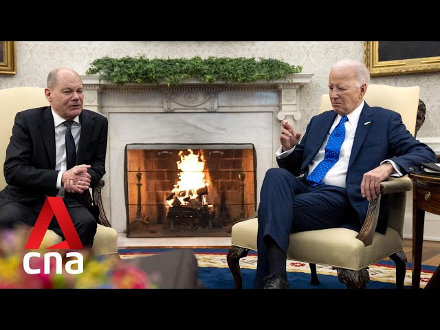 US President Joe Biden meets German Chancellor, slams Congress' failure to support Ukraine