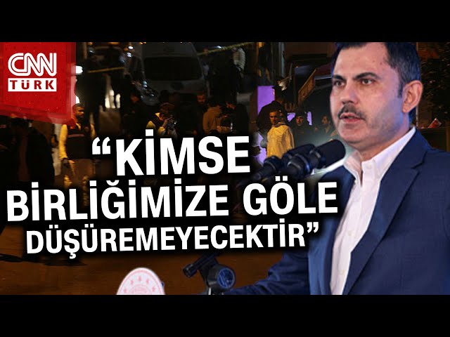 Küçükçekmece'de AK Parti'ye Saldırı! Murat Kurum'dan Saldırı Bölgesinde İlk Açıklama.