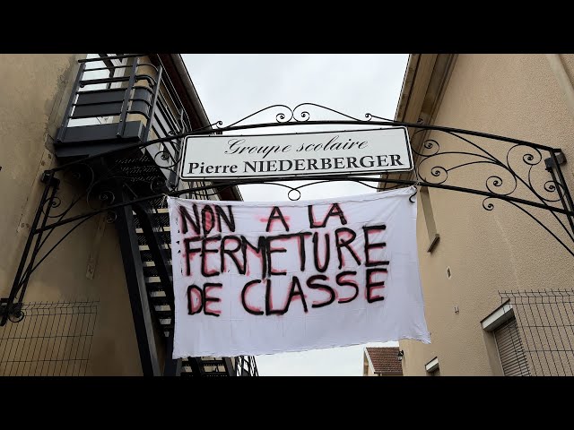 Fermeture de classes : “nos enfants ne sont pas des moutons”