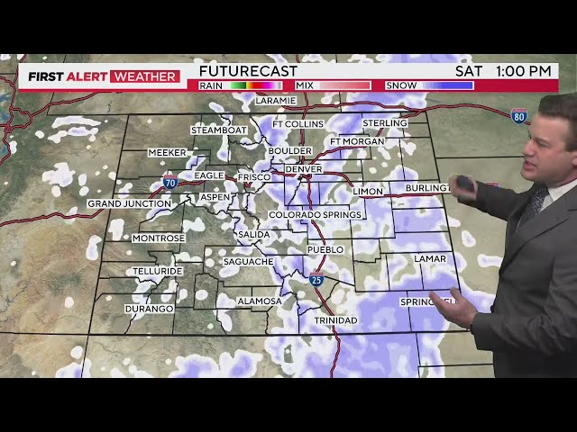 First Alert Weather Day: Snow showers through Saturday evening