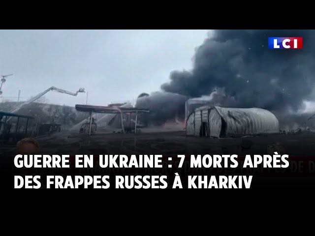 Guerre en Ukraine : 7 morts dans des frappes de drones russes à Kharkiv