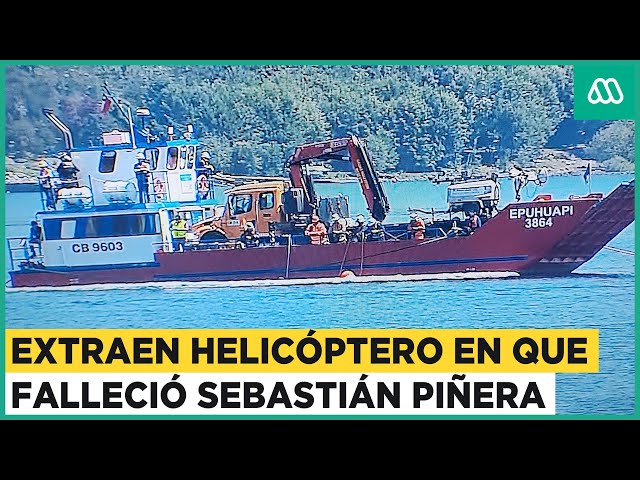 Extraen helicóptero en que falleció Sebastián Piñera: Fiscalía restringe el acceso a la prensa