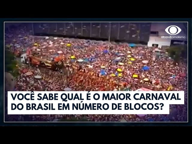 Belo Horizonte é a nova capital do carnaval do Brasil I Jornal da Band