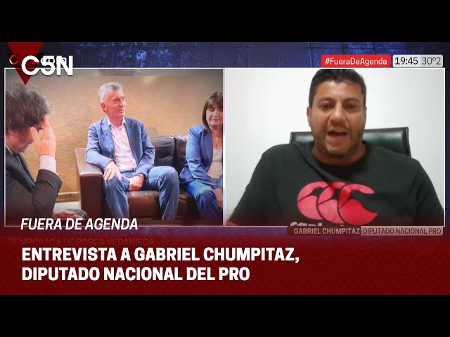 FUERA DE AGENDA | GABRIEL CHUMPITAZ: ¨No me parece OPORTUNA la VIOLENCIA de MILEI¨