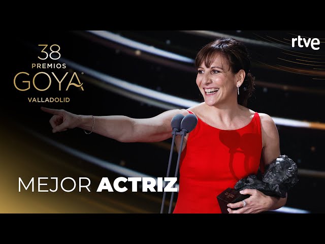 MALENA ALTERIO recibe el GOYA a MEJOR ACTRIZ PROTAGONISTA