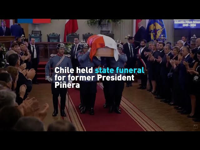 Chile held state funeral for former President Piñera