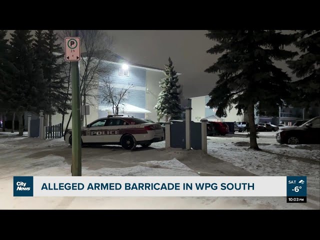 Alleged armed barricade in Winnipeg's Island Lakes neighbourhood