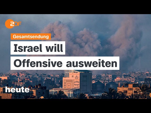 heute 19 Uhr 10.02.2024 Rafah, Ukraine, Antisemitismus an Hochschulen