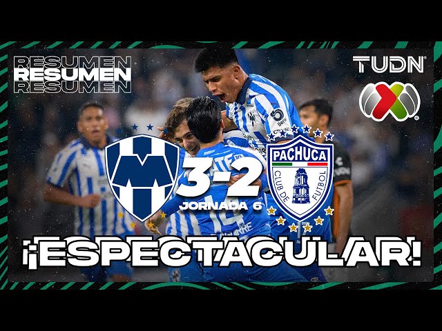 Resumen y goles | Monterrey 3-2 Pachuca | CL2024 - Liga Mx J6 | TUDN