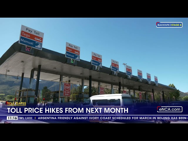 Toll Gates | Toll price hikes from next month