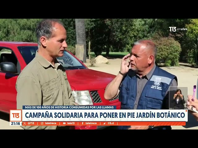 Inician campaña solidaria para poner en pie al Jardín Botánico de Viña del Mar