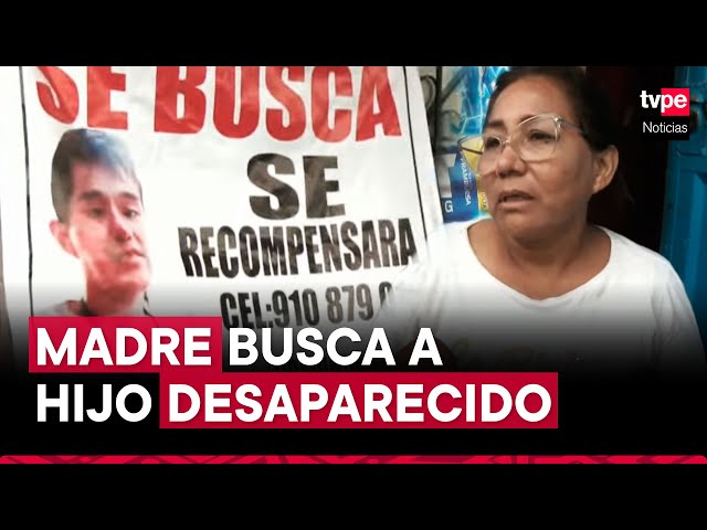 San Juan de Lurigancho: madre busca a su hijo con autismo desaparecido