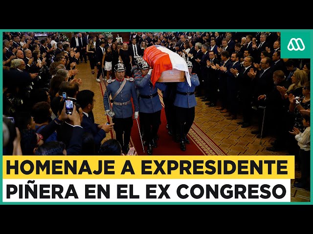 Homenaje en el ex Congreso al expresidente Sebastián Piñera - Ceremonia completa