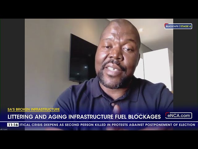 Littering and aging infrastructure fuel blockages in Johannesburg roads