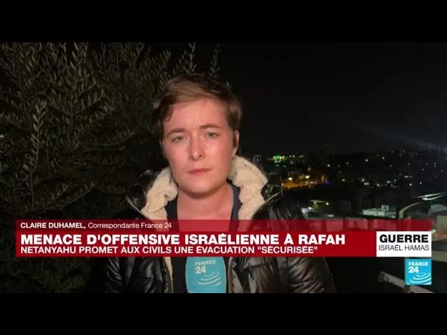 Menace d'offensive israélienne à Rafah • FRANCE 24