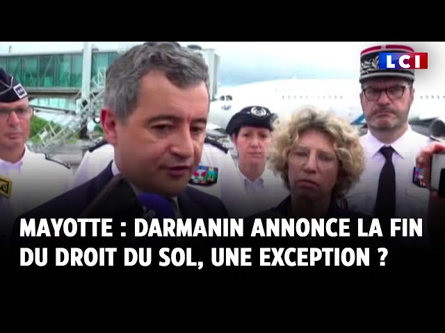 Mayotte : Gérald Darmanin annonce la fin du droit du sol, une exception ?