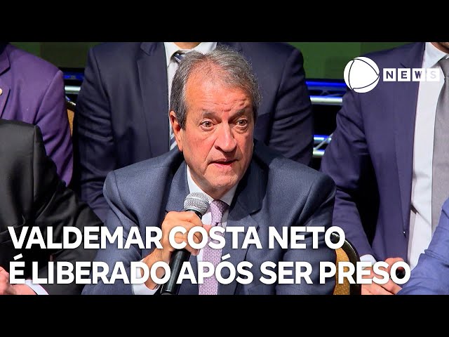 Presidente do PL é liberado após ser preso em operação