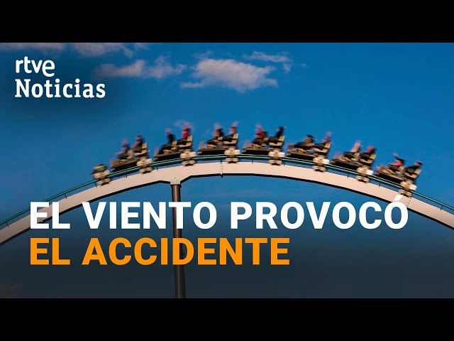 PORTAVENTURA: 14 HERIDOS al CAER un ÁRBOL sobre una ATRACCIÓN en el PARQUE de ATRACCIONES | RTVE